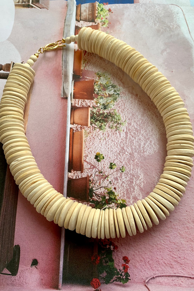 White Coconut Shell Necklace
