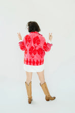 Sgt. Pepper Crew Cherry Bomb embroidered jacket, back model view