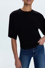 Veronica tee by Pistola in Noir with relaxed kimono sleeves