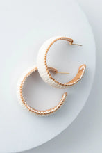 Natural Raffia Hoops