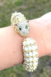 single leopard bracelet garland