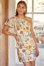 greylin one shoulder mini dress 