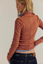 Lake Henley Stripe Top