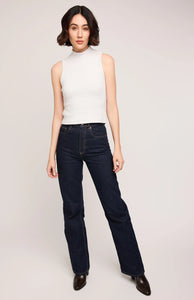 Michelle Ribbed Tank styled with denim, versatile everyday outfit