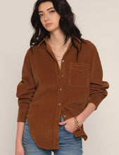 Brown Morocco Shirt with a button front and chest pocket