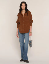 Brown Morocco Shirt with a button front and chest pocket