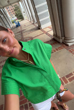 The Harper Boxy Top - Green