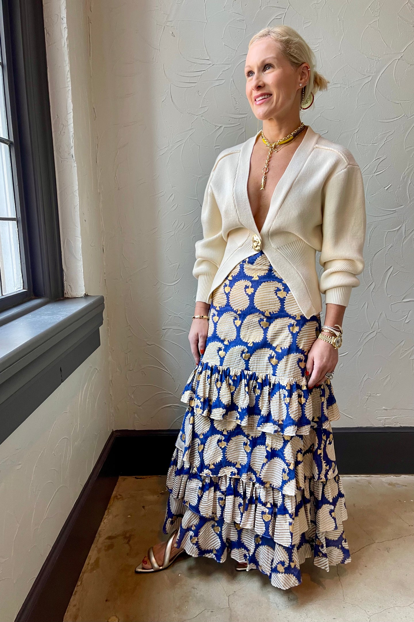 The Ruffle Maxi Skirt