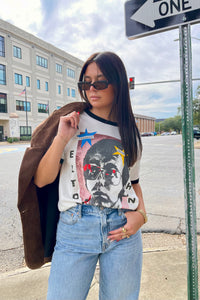 Elton John 1973 Pop Art Oversized Ringer Tee
