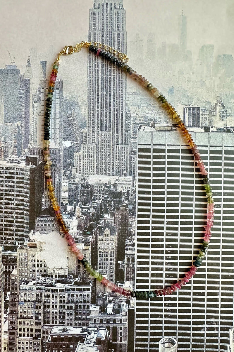 Tourmaline Bead Necklace