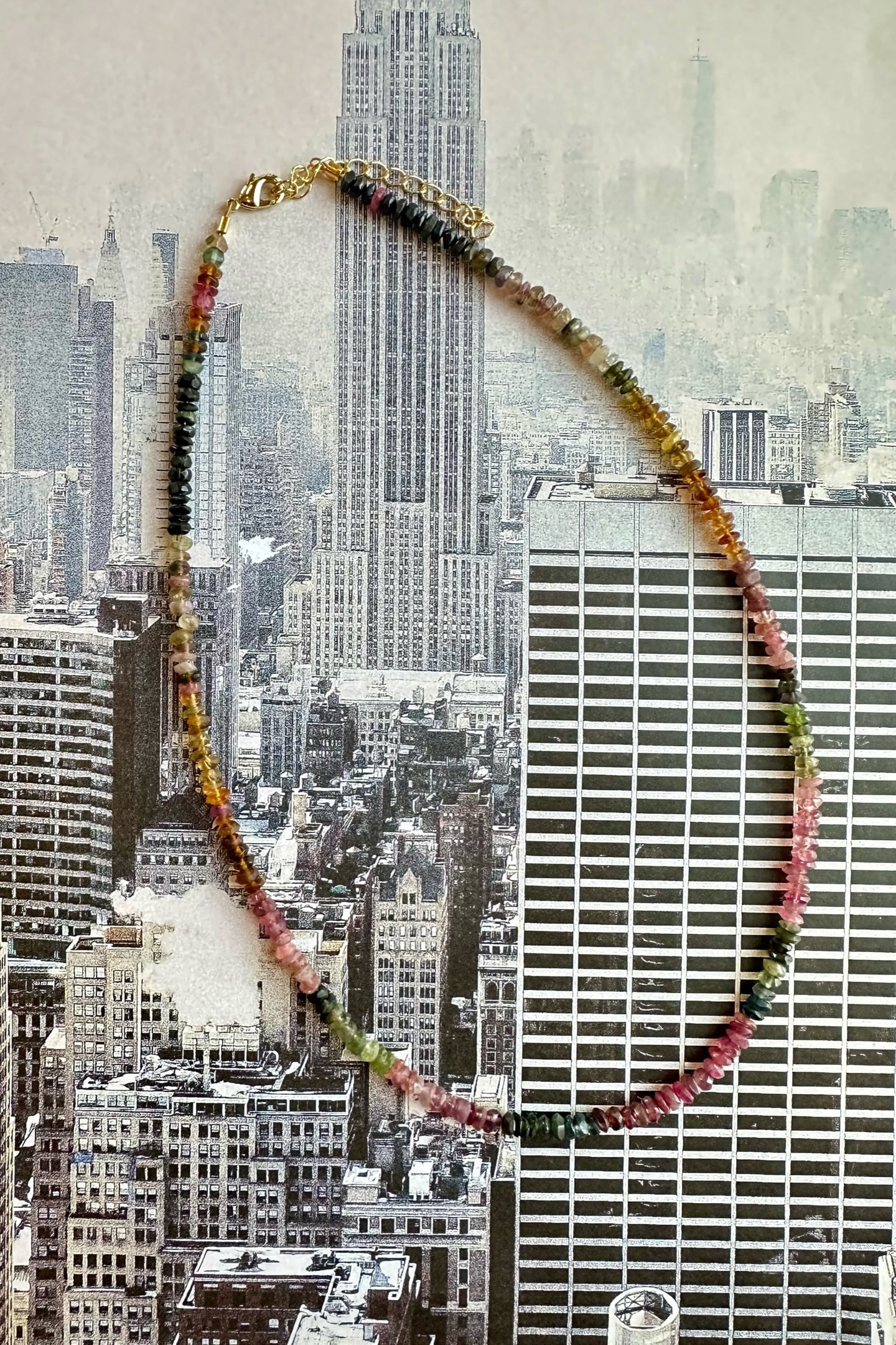 Tourmaline Bead Necklace