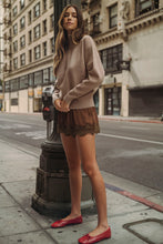 COCO SATIN LACE SHORTS