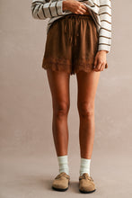 COCO SATIN LACE SHORTS