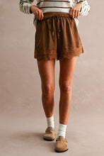 COCO SATIN LACE SHORTS