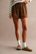 COCO SATIN LACE SHORTS