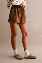 COCO SATIN LACE SHORTS