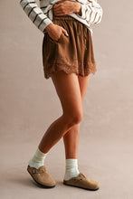 COCO SATIN LACE SHORTS