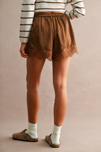 COCO SATIN LACE SHORTS
