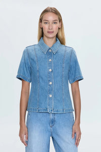 Cyndi Short Sleeve Slim Shirt