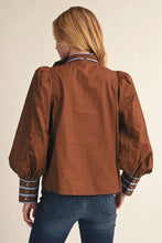 The Callahan Piped Blouse