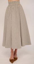 Maria Skirt, Marble Blue Plaid