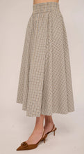 Maria Skirt, Marble Blue Plaid