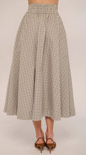 Maria Skirt, Marble Blue Plaid