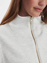 Magnolia 2.0 Half Zip Tank, Ivory Marl