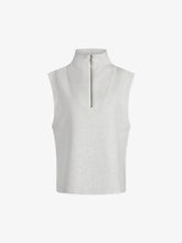 Magnolia 2.0 Half Zip Tank, Ivory Marl