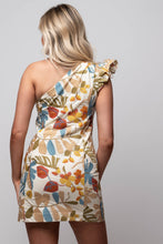 greylin mini dress with flower detail