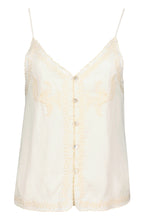 Anya Button Front Embroidered Cami