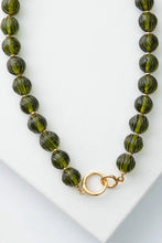 Lucid Glass sage beaded necklace from Noonday Collection