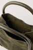 Free People Barlow Dark Olive bag, interior pocket detail