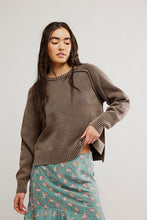 Free People Spring Street Pullover in French Chocolate