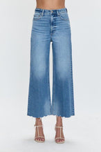 womens Raw hem detail on Pistola Lana ultra wide-leg jeans
