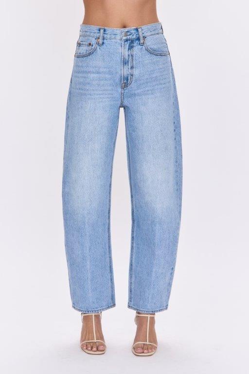 Wes Barrel Jeans by Pistola in light Gaze denim