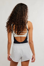 Light gray Knockout Short with a drawstring waist and side slits