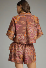 Havana Top, Terra Cotta Botanical Print