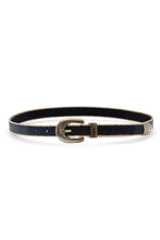 silver and black belt laurel and gold belt 