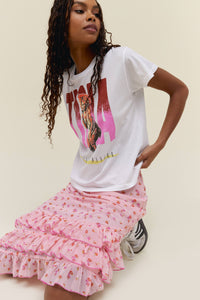 white tina turner graphic tee daydreamer