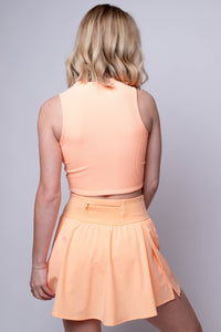 spanx womens clothing crop top orange