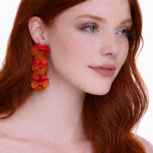 Michael Nash Jewelry - Meadow Orange Drop Floral Earrings