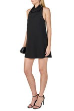 Noir Mini Halter Dress