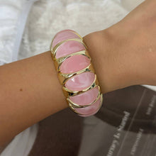 Lyonlee - Resin Statement Cuff Bracelet: 6