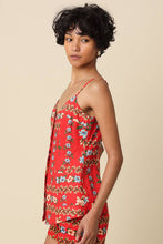 Zoie Floral Button-Front Top