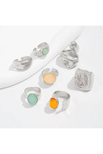 Lyonlee - Chunky Ring Set with Gemstones: 3