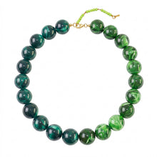 Lyonlee - Multicolor Oversized Beaded Statement Necklace: 4