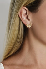 Anabel Aram Butterfly Stud Gold Earrings, detail view 2