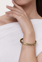 Anabel Aram Celeste Medium Bangle, worn styling view