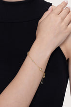 Anabel Aram Celeste Station Bracelet, worn styling view